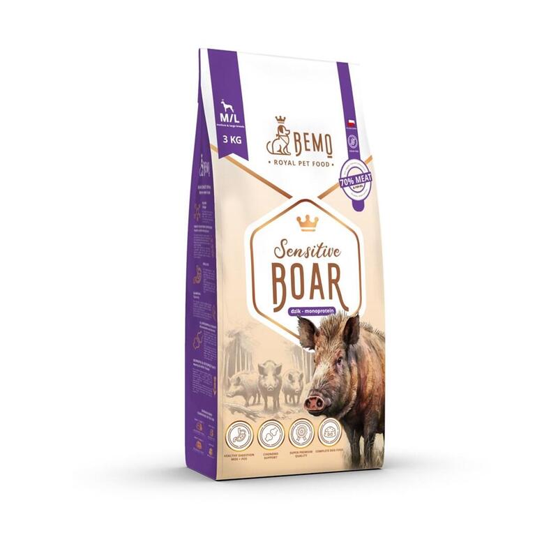Bemo Sensitive Boar Medium/Large Mono - Alimento Seco Perros - 3KG