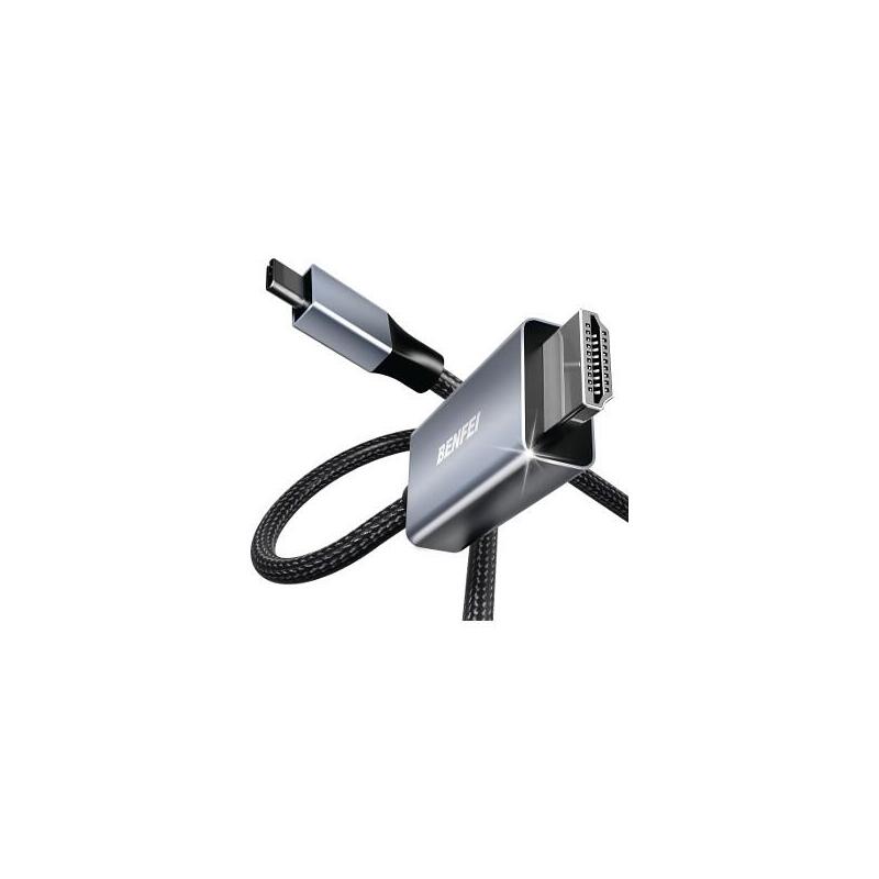 Benfei USB-C To HDMI 4K Cable - 1.8M 000206GREY