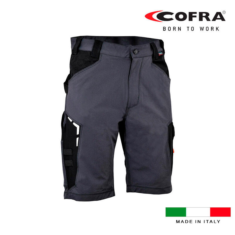 Cofra Bermuda Bortan Grey Oscuro Black Size 50