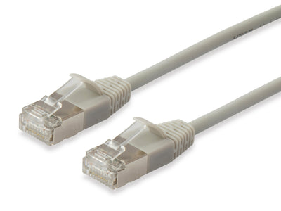 Equip Patchkabel Slim RJ45 S/FTP CAT.6A/10GS 0.25M Beige — image 1