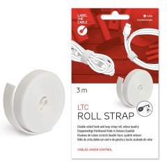 Label-the-cable Ltc 1220 Organiser Cables Desk/Wall Tubo Flexible Protection Cables White 1 Pieces