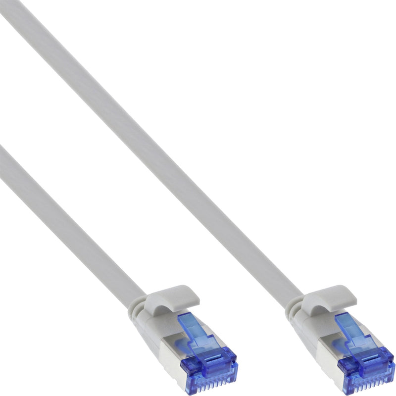 Inline Network Cable Flat , U/FTP, CAT.6A, Tpe Libre Halógenos, Grey 7,5M