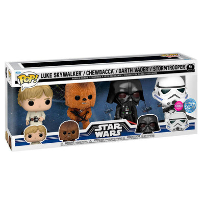 Blister 4 Figuras Pop Star Wars New Classics Exclusive — image 1
