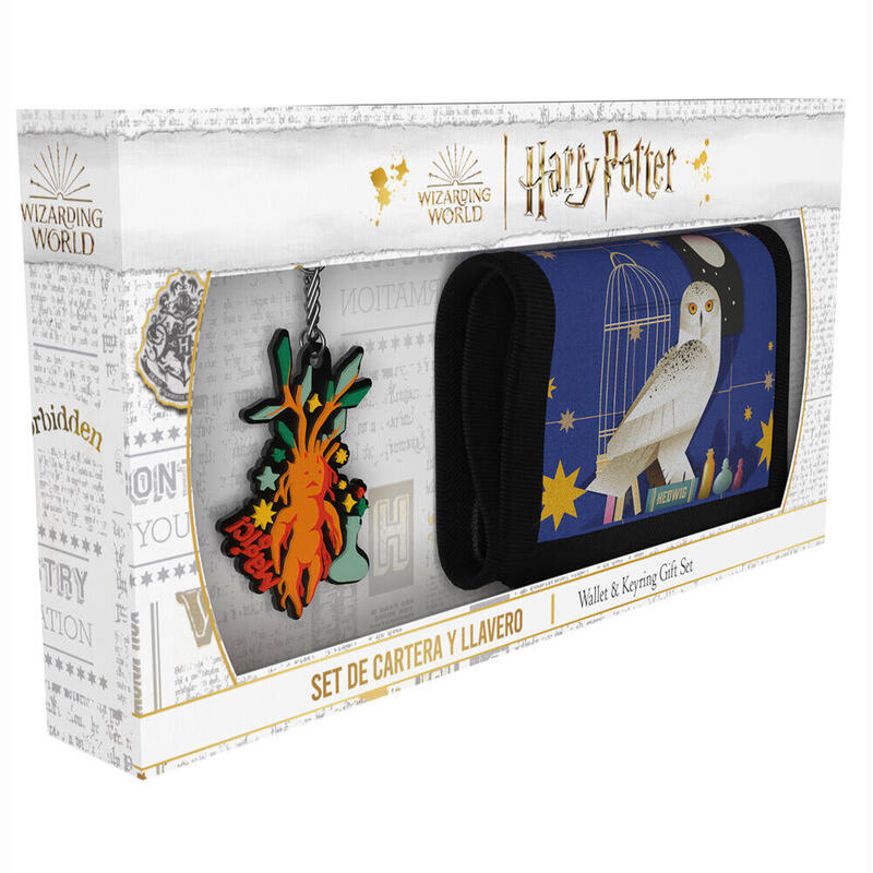 Blister Cartera + Keyring Harry Potter