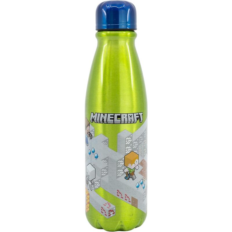Bottle Aluminium Kids 600ML Minecraftisometric