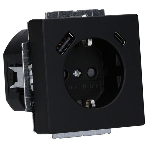 Busch Jaeger 20 EUCB2USBAC-885 20 EUCB2USBAC-885 Schuko®- USB-A + C Socket Power — image 1