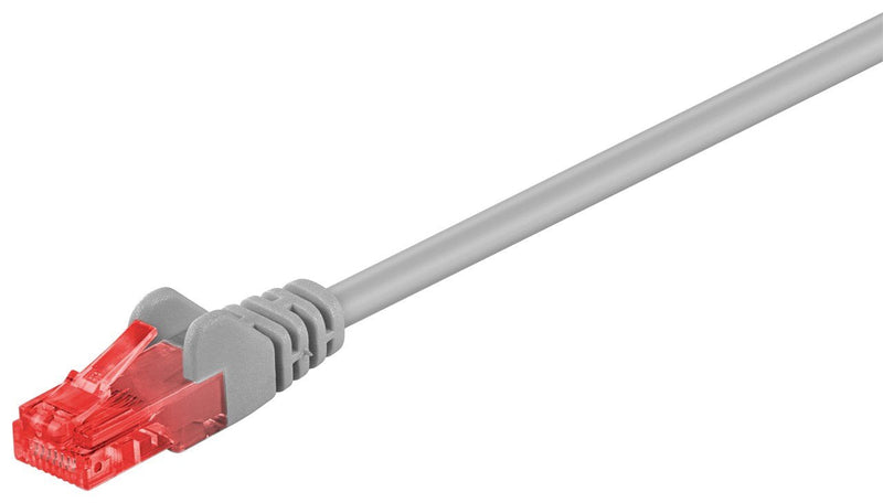 Goobay Cable 68449 CAT.6 Patch, U UTP, 15M, Grey