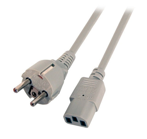 Efb Cable Power Contact Protection 180 - C13 180 Grey 5,0M, 3 X 1,00MM — image 1