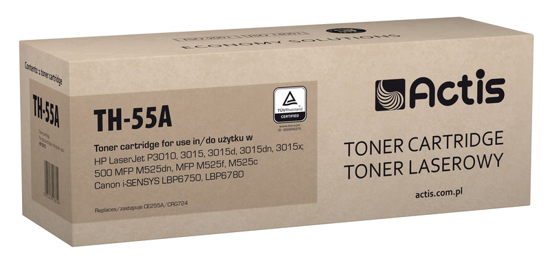 Actis Toner TH-55A (reemplazo HP 55A CE255A - Standard - 6000 Páginas - Black