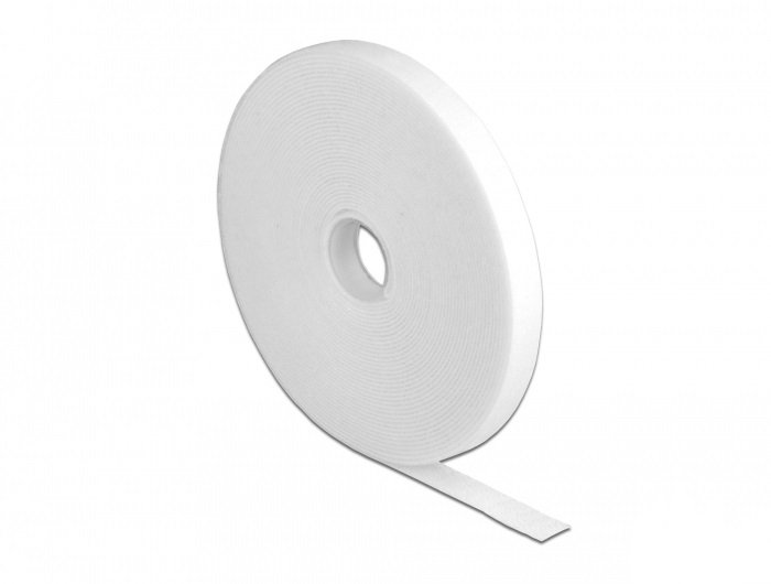 Delock Tape Velcro Roll L 10M X B 13MM White