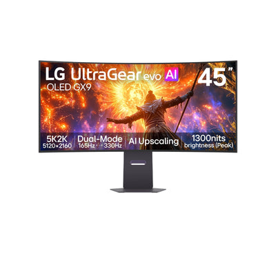 LG Monitor 45GX950B-B 45 Ultragear™ Evo GX9, 5K2K OLED Curved 21:9 5120X2160 0.03MS HDMI DisplayPort, Usb-c, H — image 1