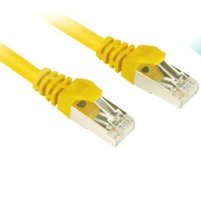 Sharkoon 4044951014781 Network Cable Grey 2M CAT.6 S/FTP (s-STP) Yellow 2M, CAT.6, S/FTP (s-STP), RJ-45, RJ-45 — image 1