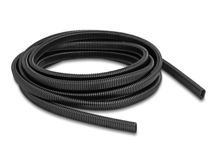 Delock 60619 Conducto Protection Cables Plastic Forma Ovalada Flexible 13,6 X 6,3MM - Length 5M Black