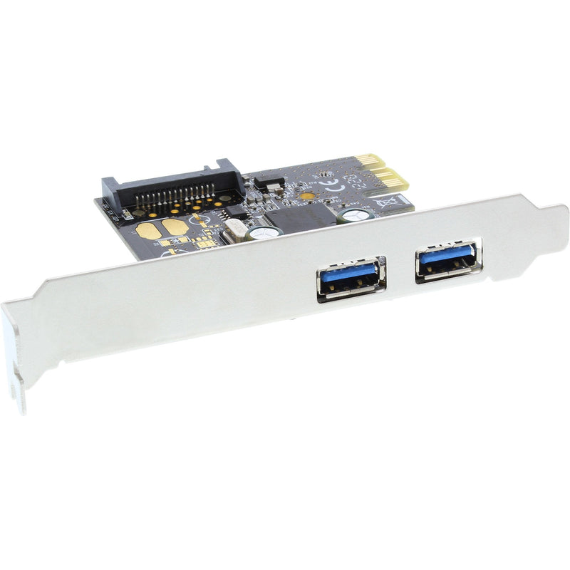 Inline Card USB 3.0 2 Ports With Port Power Auxiliar SATA PCIE