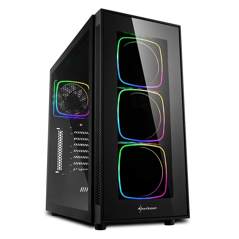 Sharkoon Box ATX TG6 2XUSB3.0 2XUSB2.0 Without Power Supply RGB