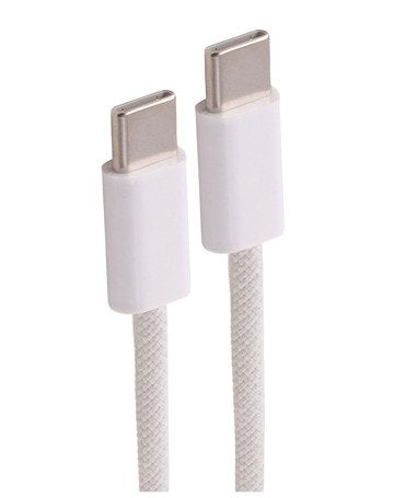 Shiverpeaks USB-C Cable Charging 2.0, 240W, White Textil, 0,5M