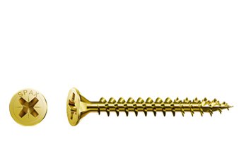 Spax Box 75 Unid. Screw Wood Cabeza Plana Yellox 4,5X50MM — image 1
