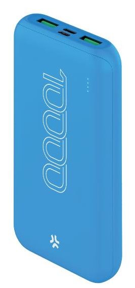 Powerbank 10000MAH USB-C Blue