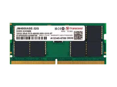 Transcend Memory DDR5 Jetmemory JM4800ASE-32G 32GB 1 X 32GB 4800MHZ