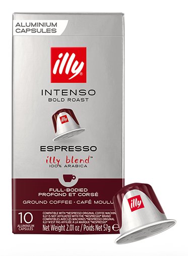 Illy Box Of 10 Cápsulas Café Nespresso Intenso