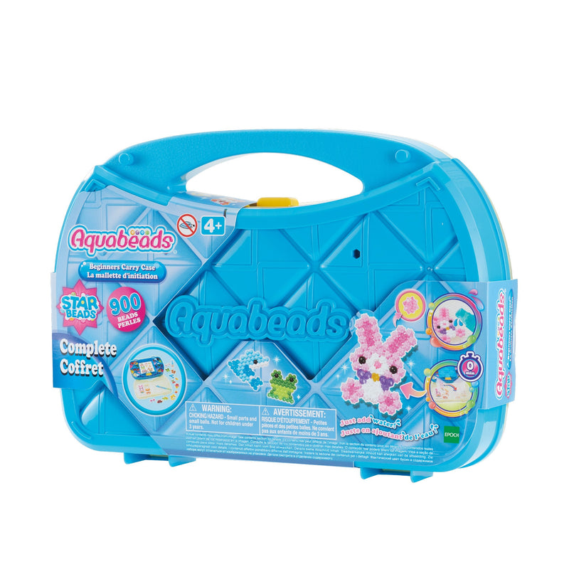 Toy Aquabeads Case Principiantes 900 Beads Includes Plantillas