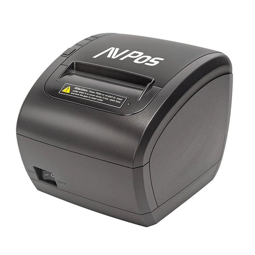 Avpos Printer TC90W Thermal Tickets - Speed 300MM/S - Autocorte Parcial - Usb, Wi-Fi And LAN - Black — image 1