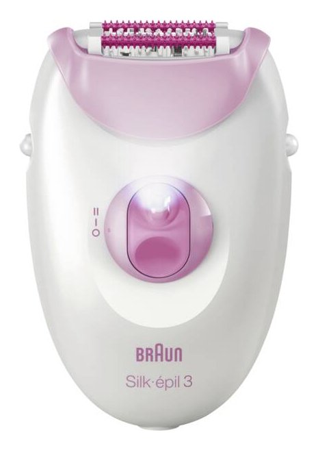Braun Epilator SE3 000 Silk Epil 3 White And Pink