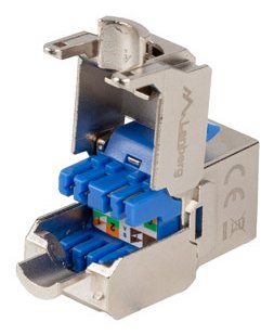 Lanberg Connector Keystone CAT.6A FTP RJ45 Tolless — image 1