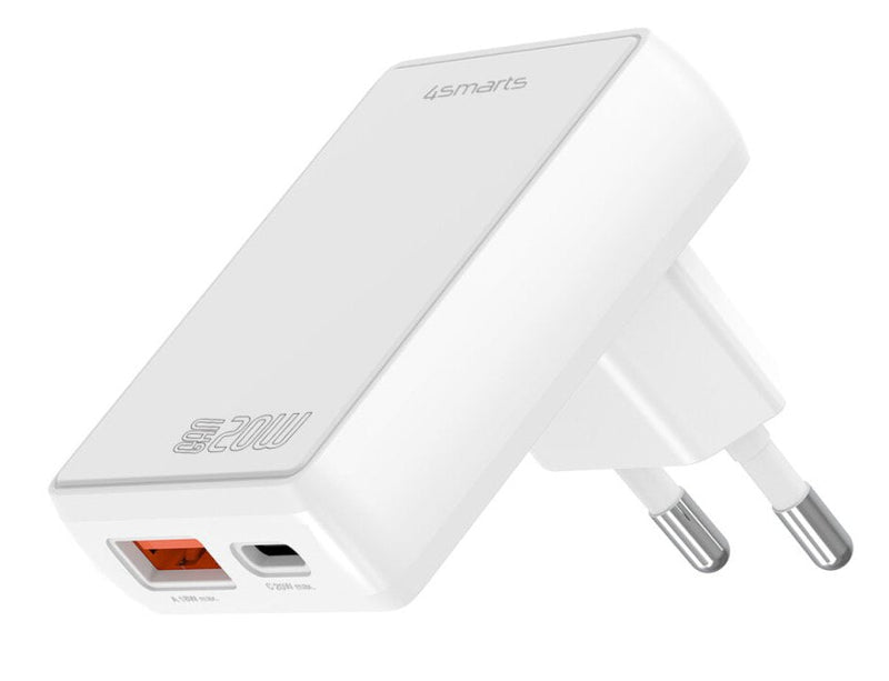 4SMARTS 546020 Charger Dispositivo Mobile Phone Universal White Power Alterna Charging Fast Indoor
