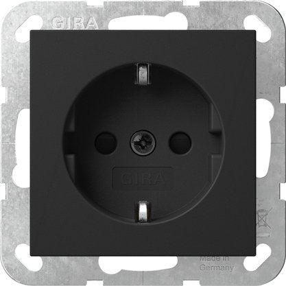 Gira 4453005 Schuko Units Sh System 55 Black M — image 1
