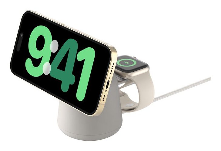 Belkin Charger Wireless Boostcharge Pro Headphones Smartphone, Watch Smart Beige Power Alterna Charging Fast I