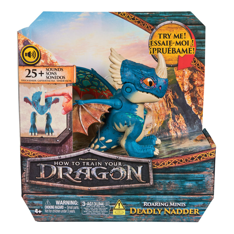 Spin Master Cómo Entrenar a Tu Dragón - Mini Dragón Interactivo Storm Arrow, Figure Toy With Efectos Sound 607