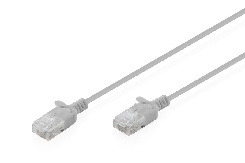CAT.6 U-UTP Slim Network Cable, 0,5M, Grey