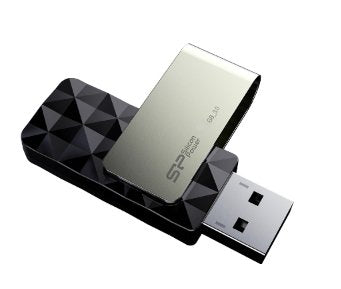 USB Flash Drive Silicone Power 256GB USB 3.0 B30 Black — image 1