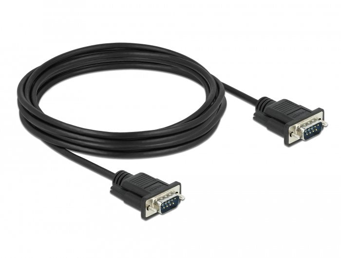 Delock RS-232 Cable Serie D-SUB9 Connector Male a Male With Narrow Housing Connector 4M