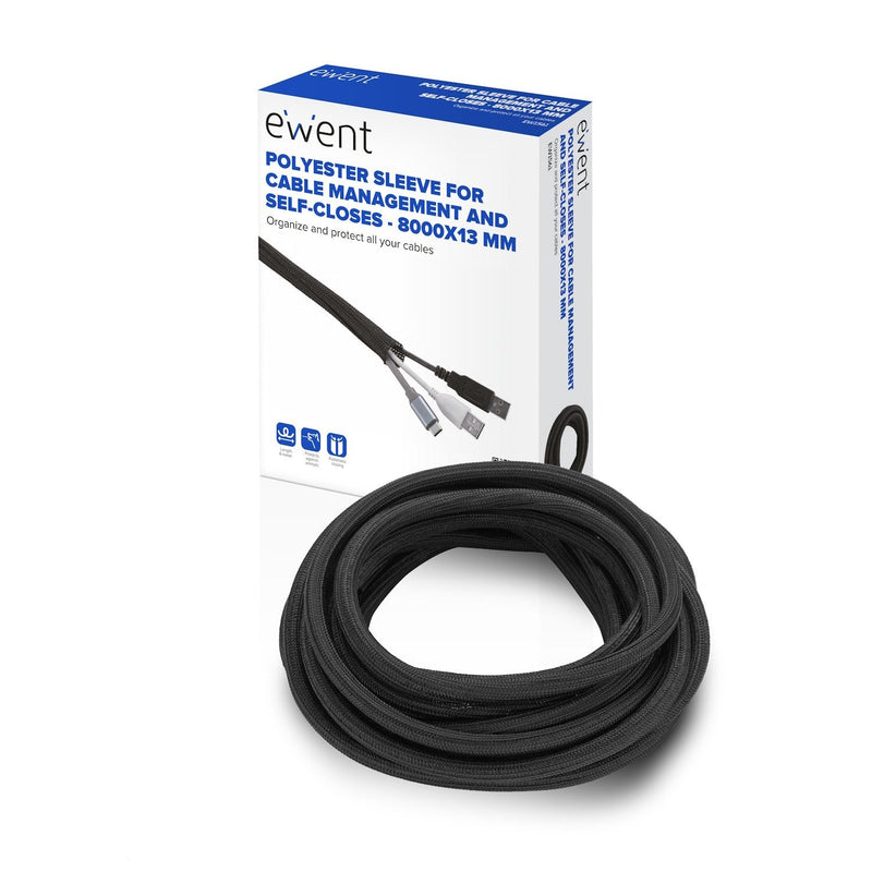 Ewent Manguito Poliester Auto-cierre 8000X13MM