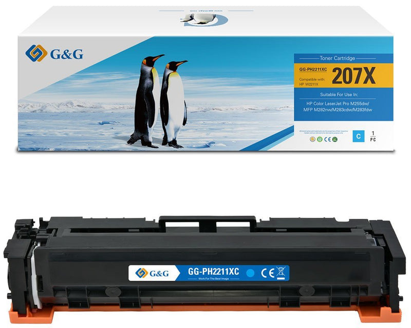 G&g Xl-toner Compatible With HP 207X W2211X With Chip