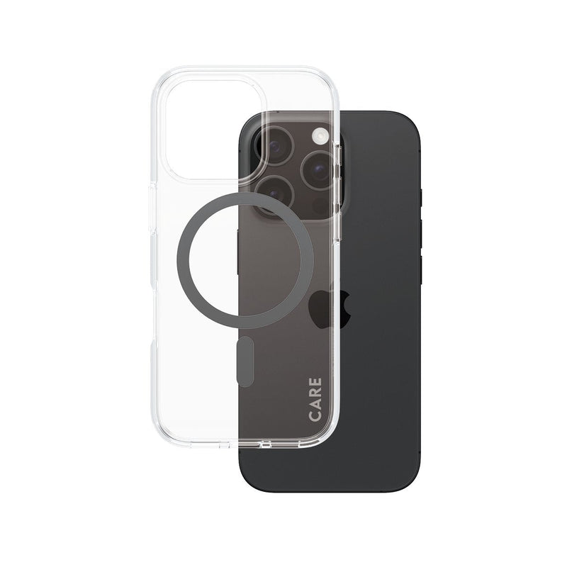 Panzerglass Care™ By ® Urban Combat Case Transparent W. Black Magsafe Iphone 16 Pro Case For Apple - Iphone 16