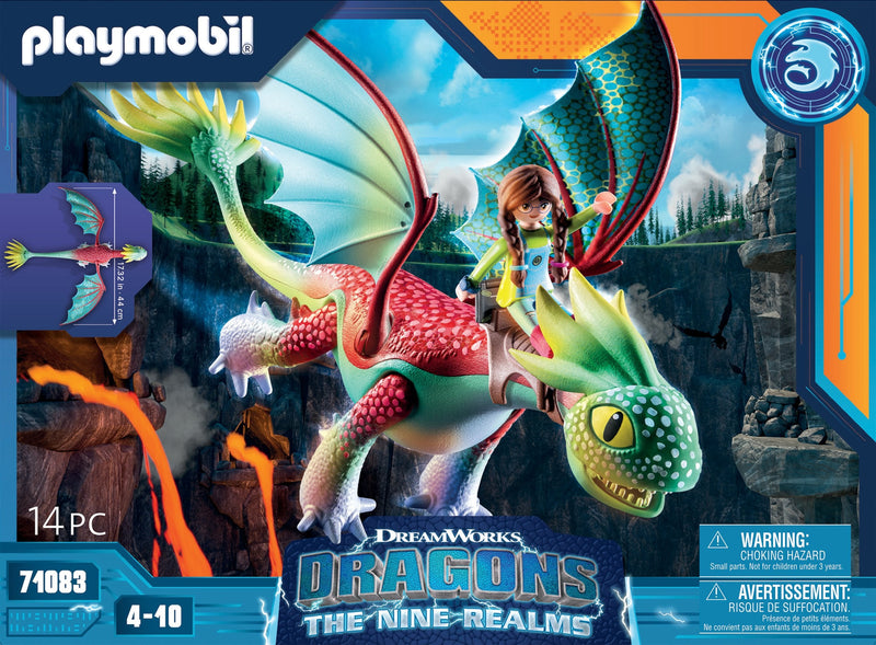 Playmobil 71083 Dragons: The Nine Realms - Feathers & Alex, Konmruktionsspielzeug 71083