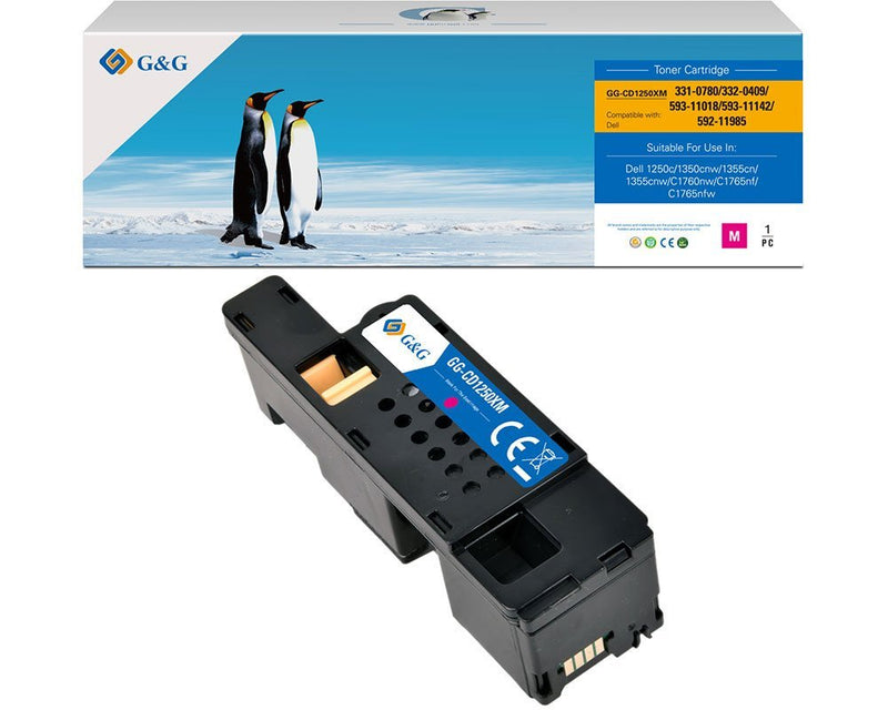 G&g Toner Compatible With Dell 593-11142/ 4DV2W Magenta