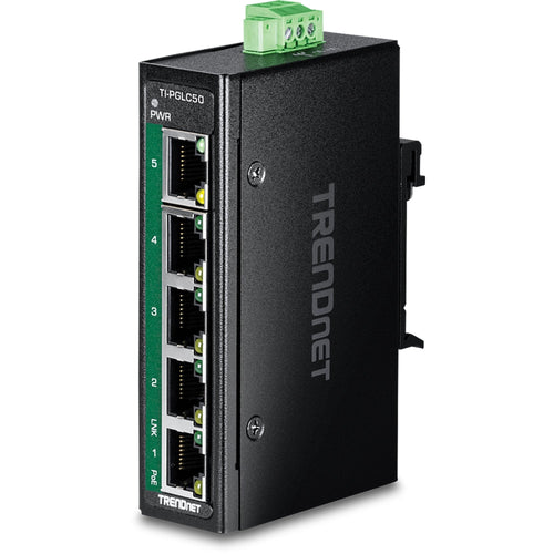 Trendnet TI-PGLC50 Switch No Administrado Gigabit Ethernet (10/100/1000) Energía Sobre Ethernet (PoE) Black — image 1