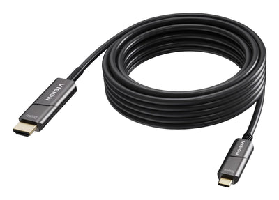 USB Cable C a HDMI 10M 4K a 60 HZ Connectors Chapados Oro DP 1.2 HDMI 2.0 Supports Cec Edid Hdr Hdcp 2.2 USB C — image 1