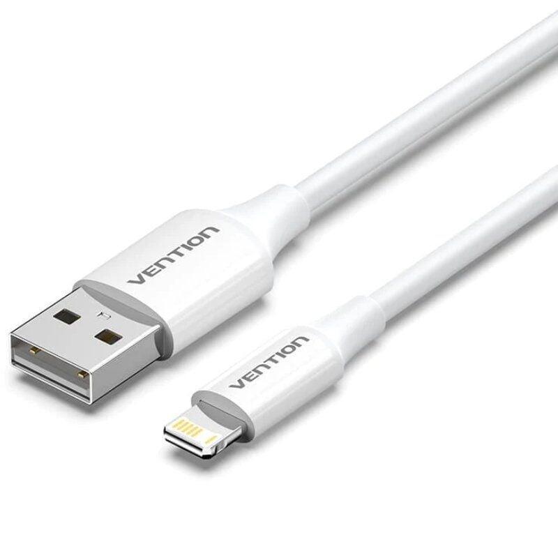 Vention USB Cable 2.0 Lightning Laiwf USB Male Lightning Male 480Mbps 1M White
