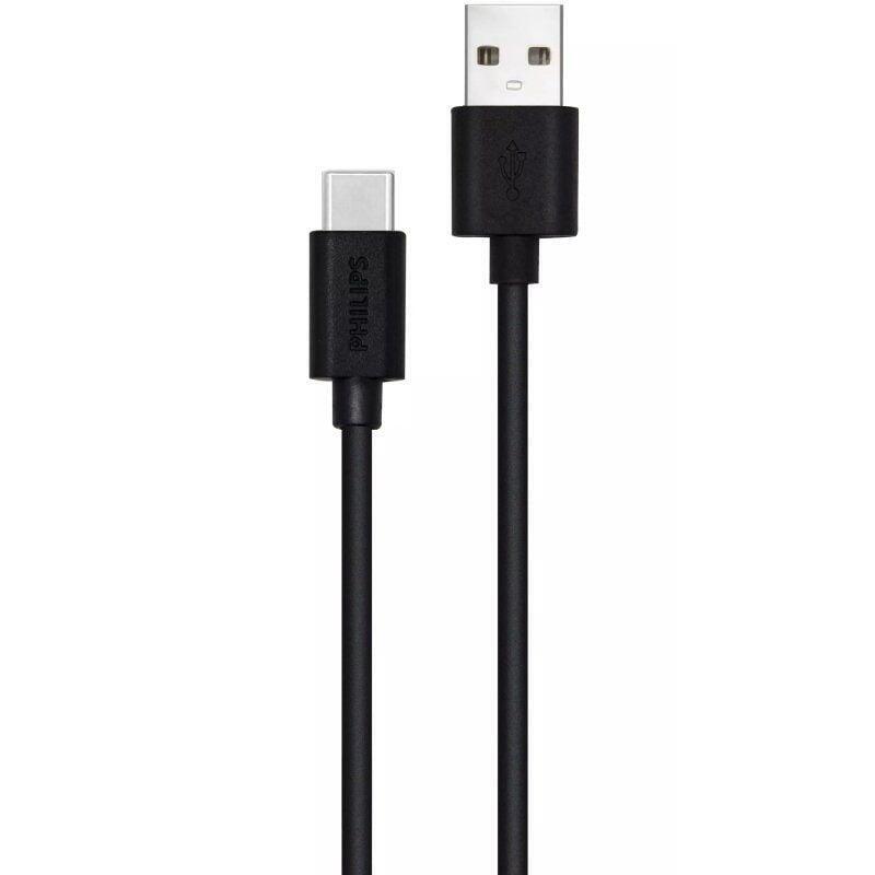 Philips USB Cable 2.0 DLC3104A USB Type-c Male USB Male 1.2M Black