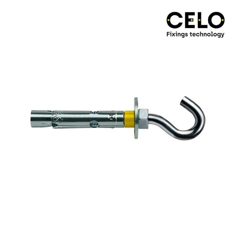 Celo Box 100 Units Mount Dynabolt Hook Ø8X45MM Zincado