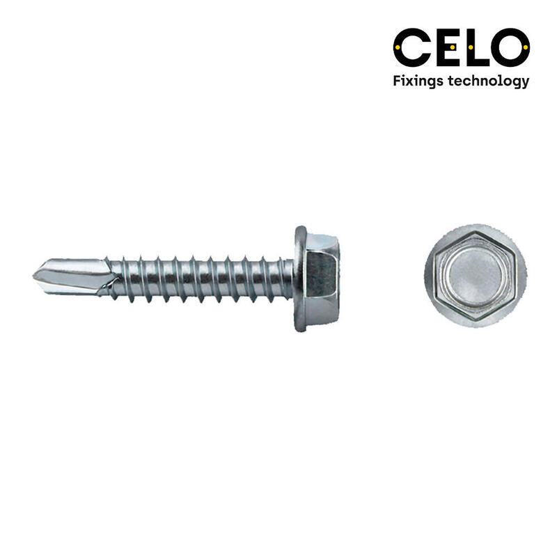 Celo Box 250 Unid. Punta Drill Bit Hexagonal Din/Ref 7504K Ø5,5X50MM Zincado