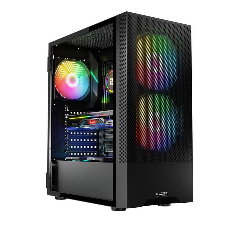 Logic PC Case Arya ARGB Minidi USB 3.0 Black