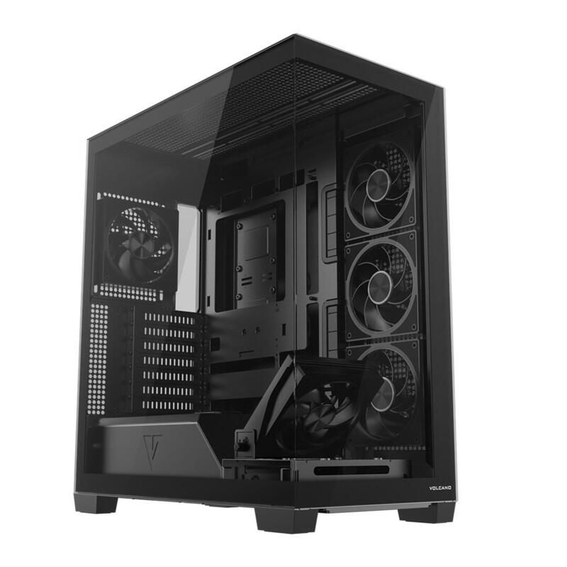 Modecom PC Case Volcano Stellar Plus ARGB Midi 5F Black