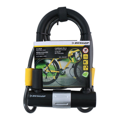 Dunlop Padlock U With Cable And Stand — image 1