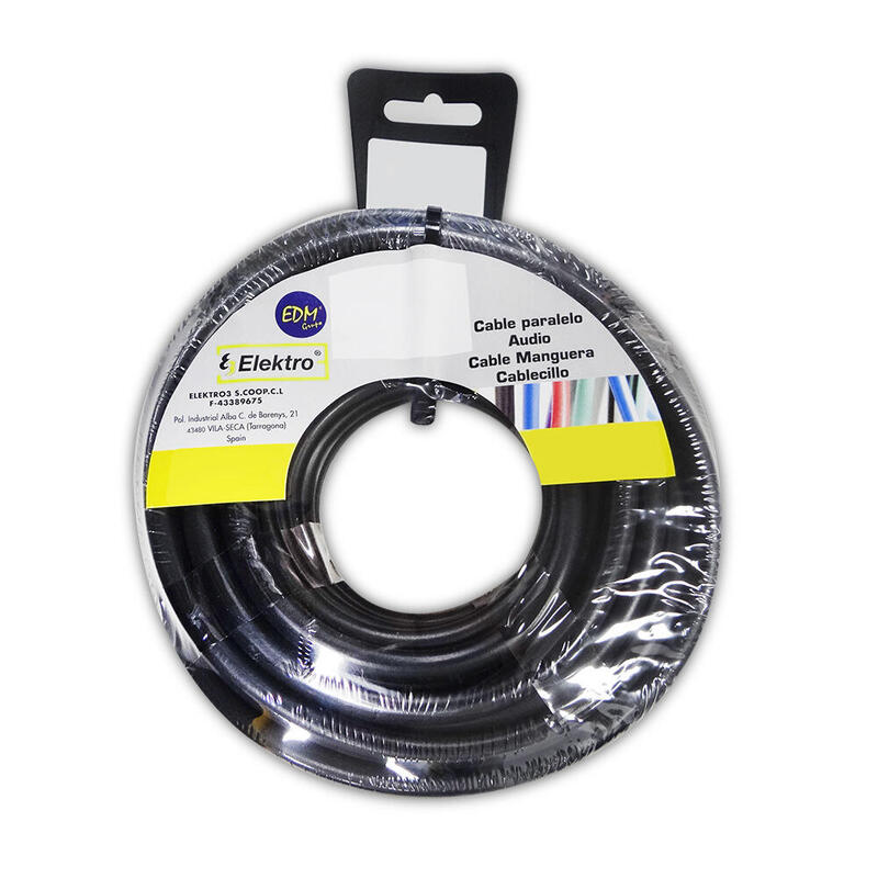Film Roll Hose Acrilica 5X2,5MM 1000V Black 10M